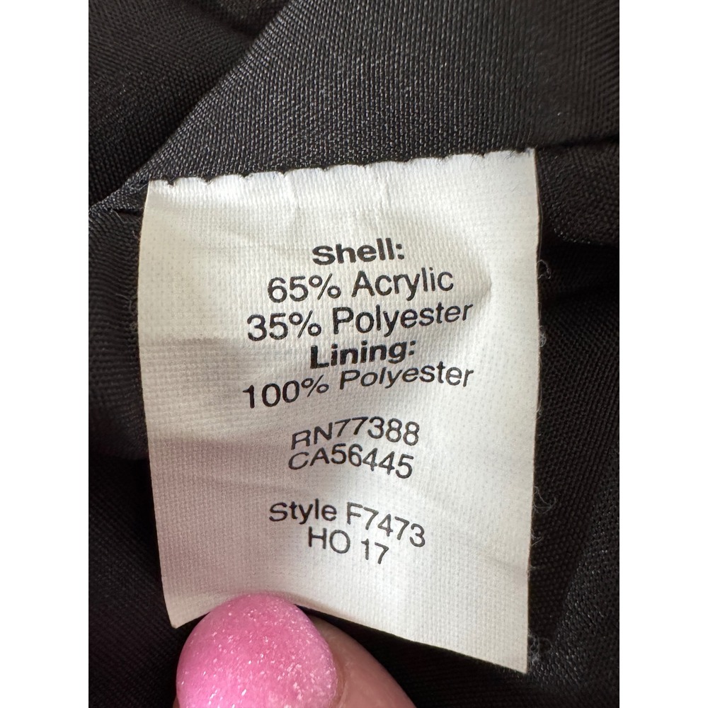 J. Crew Plaid A-Line Skirt‎ Black White Tweed Women's Size 12 - Picture 5 of 8